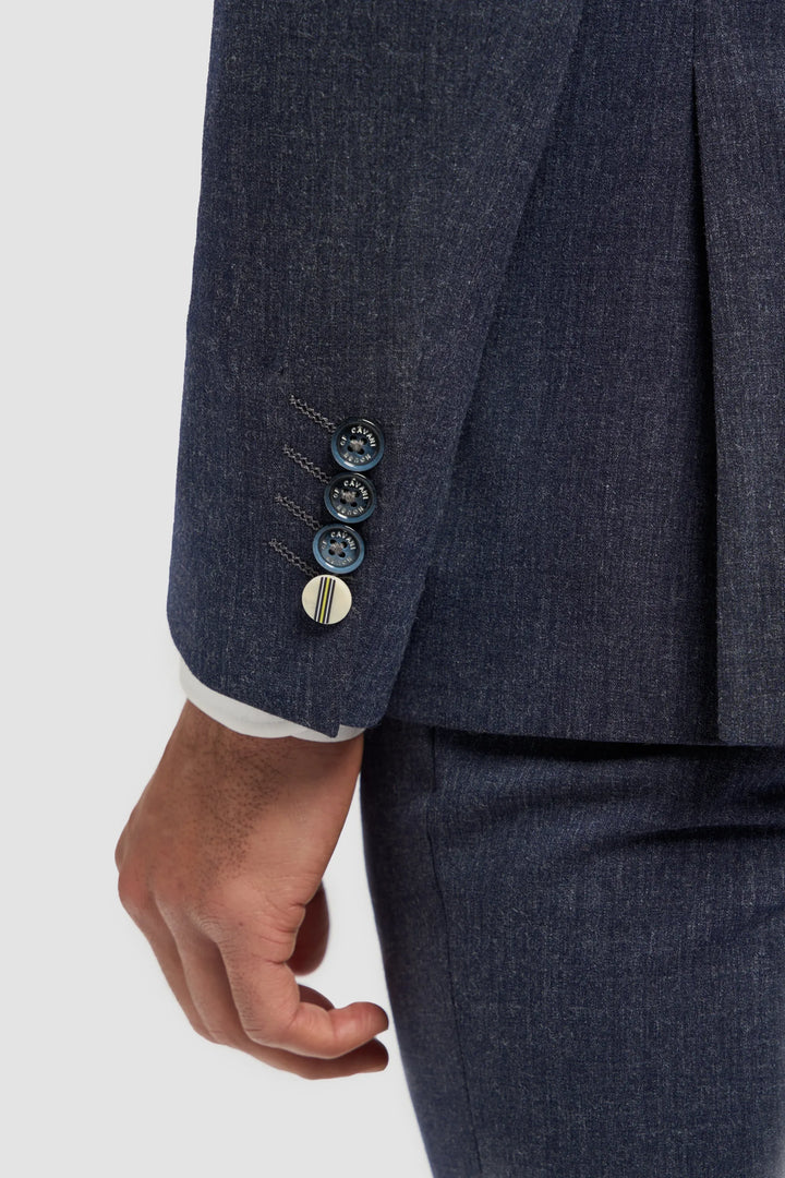 House Of Cavani Tokyo Navy Double Breasted Suit image 3