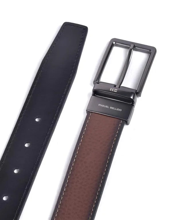 Miguel Bellido Cowhide Leather Reversible Belt image 3