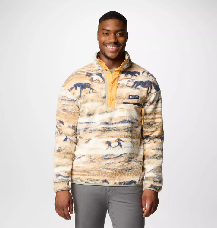 Columbia Helvetia II Half Snap Fleece Lemon Wash Roaming image 0