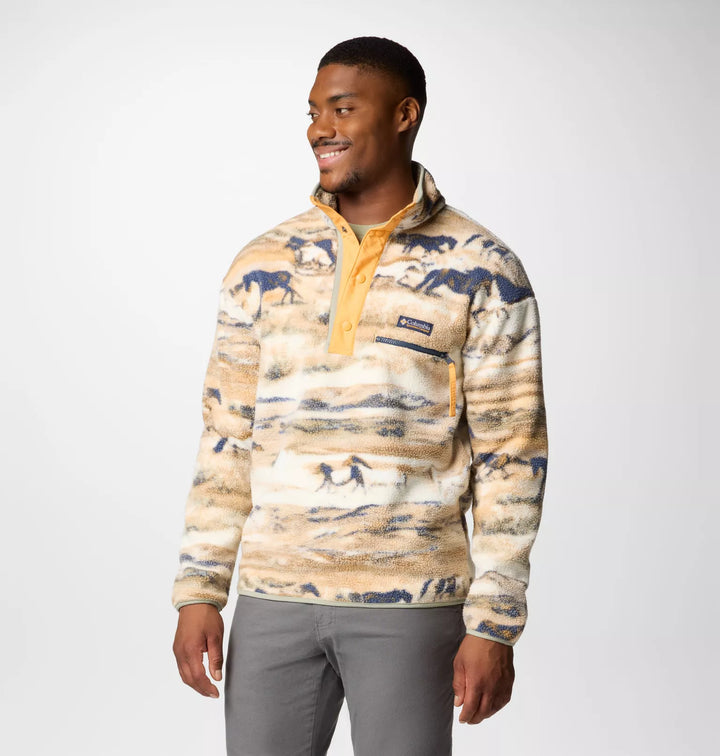 Columbia Helvetia II Half Snap Fleece Lemon Wash Roaming image 1