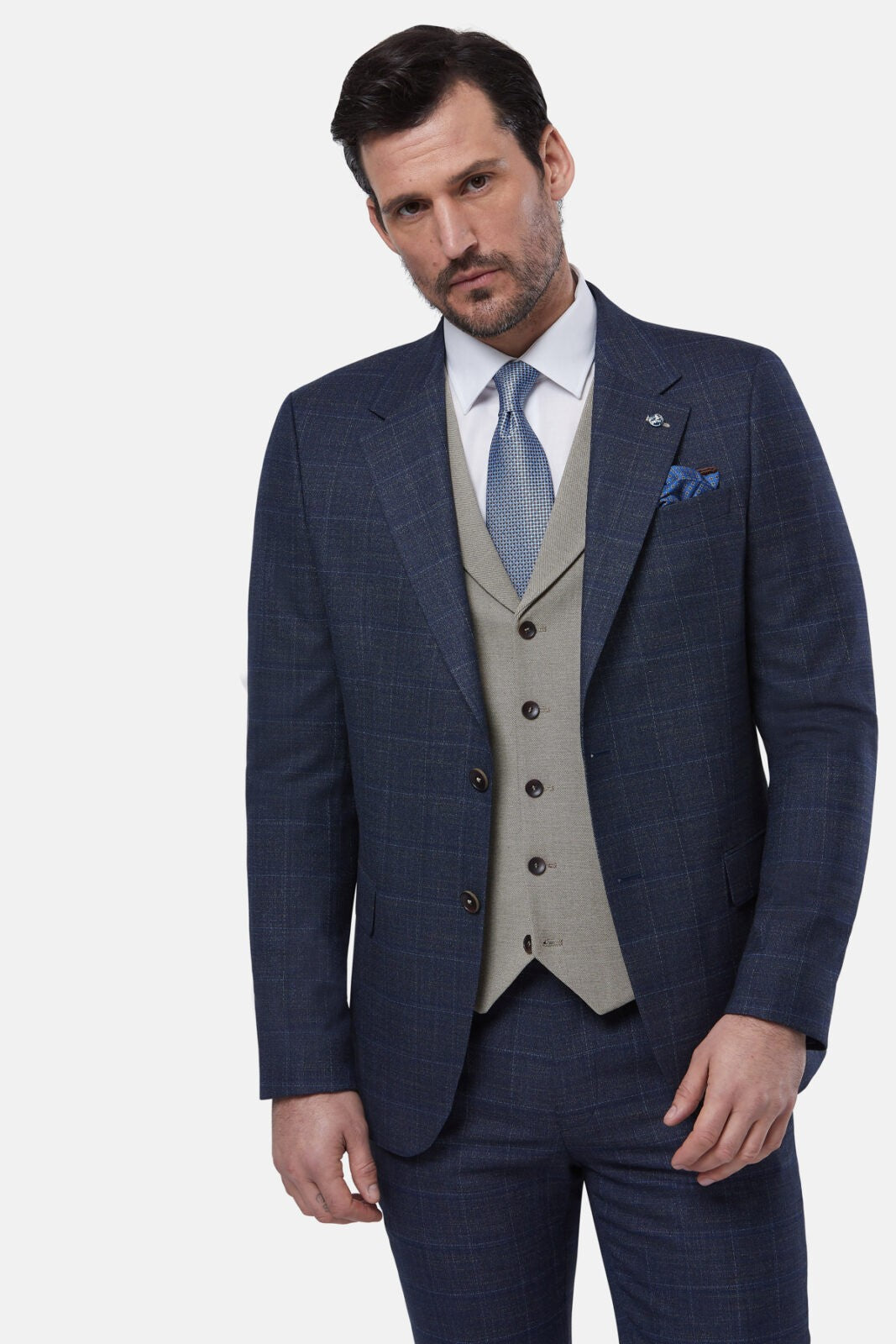 Benetti Oslo 3 Piece Suit Coffee image 2