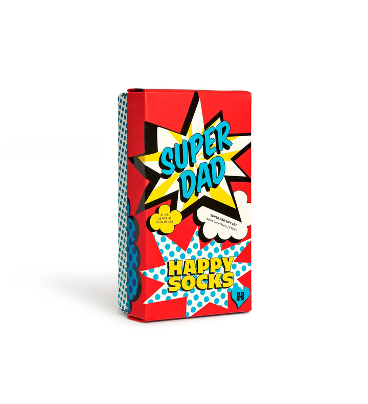 Happy Socks Super Dad 3 Pack Sock Giftbox image 5