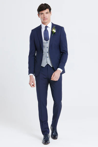 Benetti Harrold Silver Waistcoat