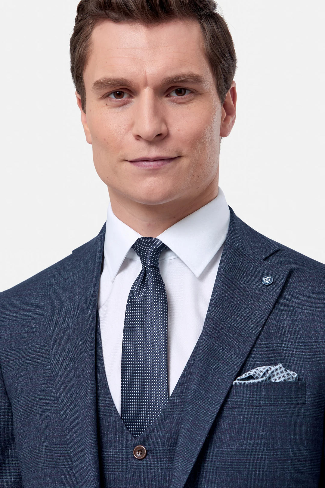 Benetti Ross 3 Piece Suit Navy Blue