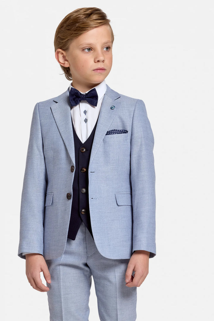 Benetti Boys 3 Piece Suit Nicky Blue