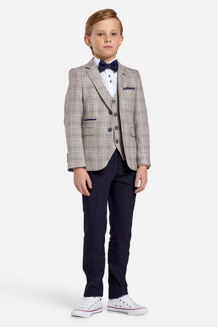 Benetti Boys 3 Piece Suit Charles Stone