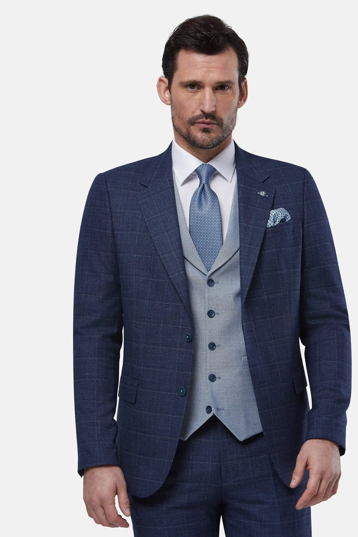 Benetti Oslo Indigo 3 Piece Suit