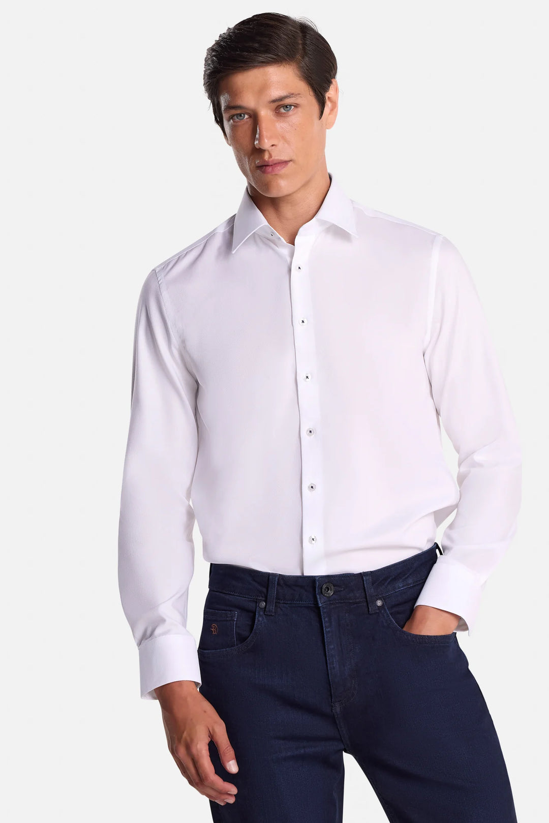 Benetti Brad Tapered Formal Shirt White