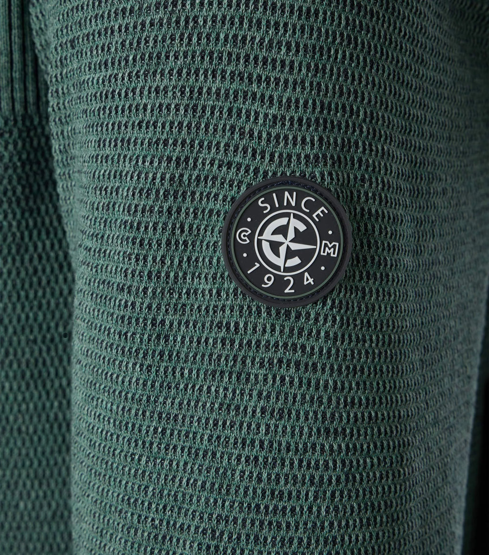 Casa Moda Troyer 1/4 Zip Sweater Turquoise