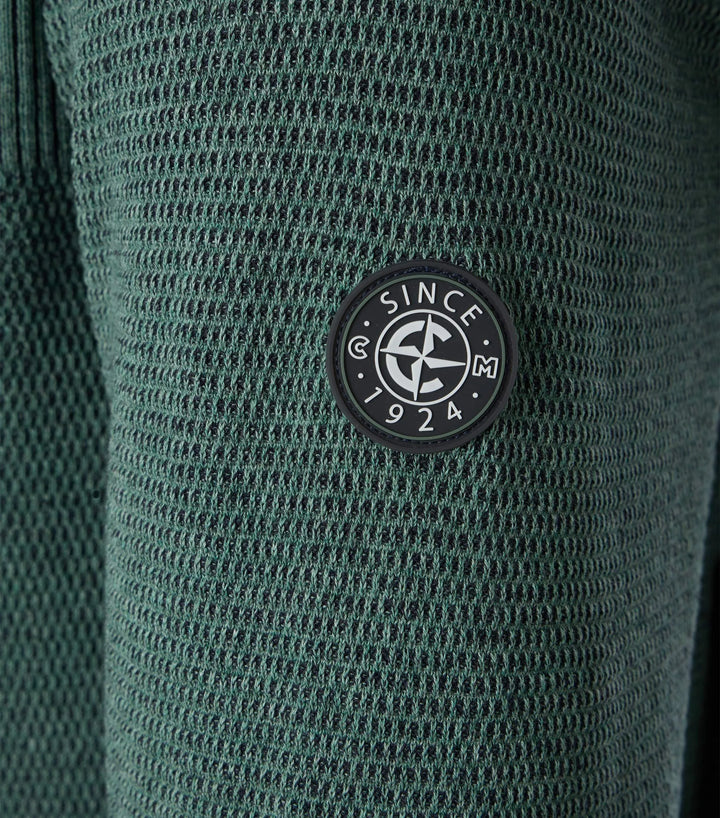 Casa Moda Troyer 1/4 Zip Sweater Turquoise