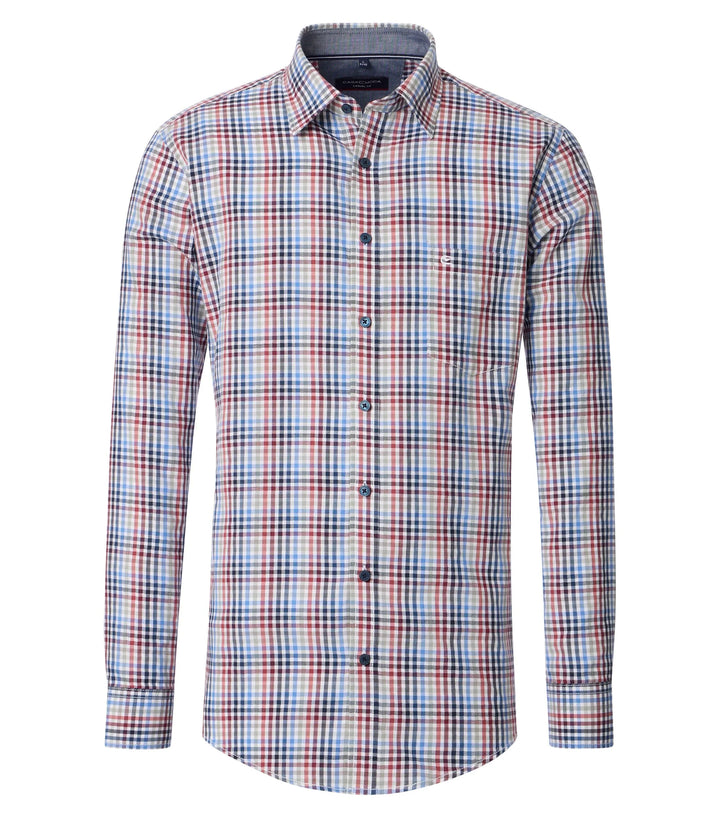 Casa Moda Cotton Check Shirt