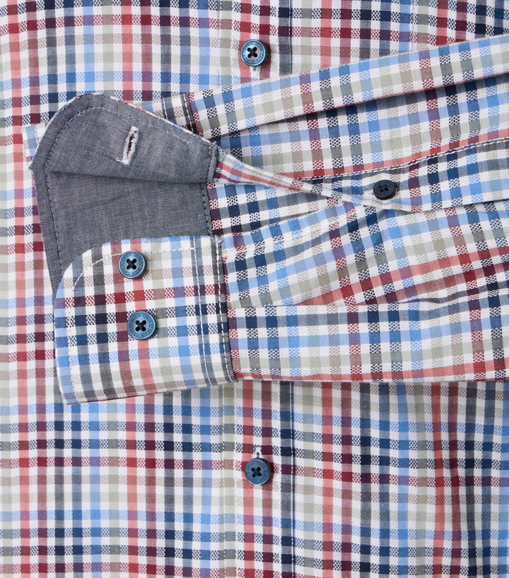 Casa Moda Cotton Check Shirt