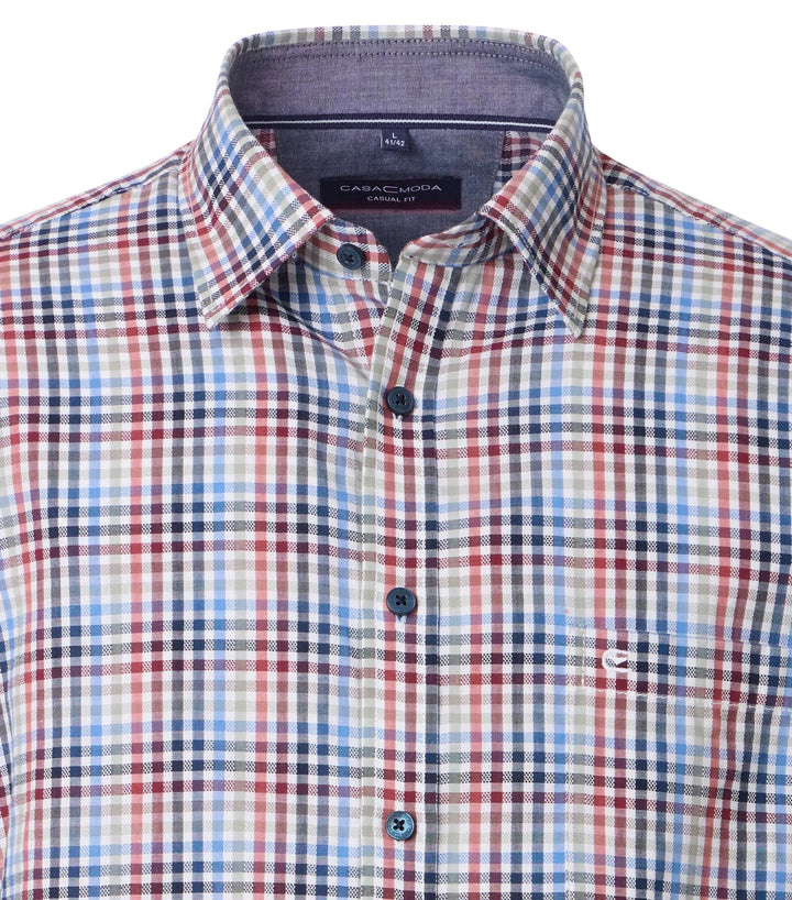 Casa Moda Cotton Check Shirt