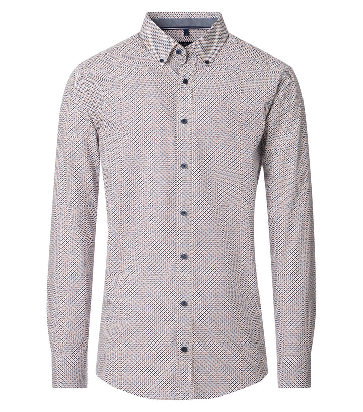 Casa Moda Cotton Casual Shirt Brown