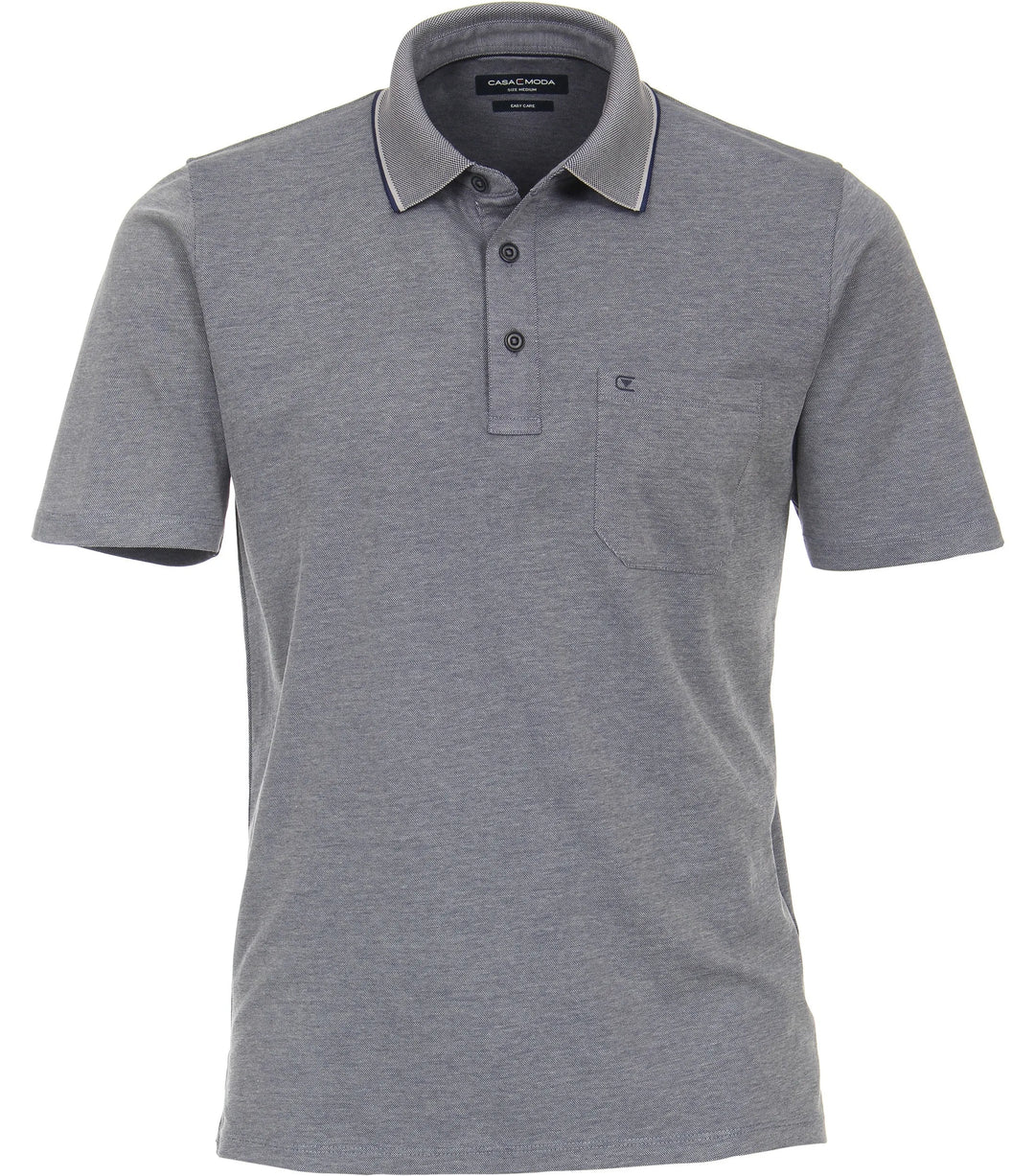 Casa Moda Cotton Polo Sky Captain