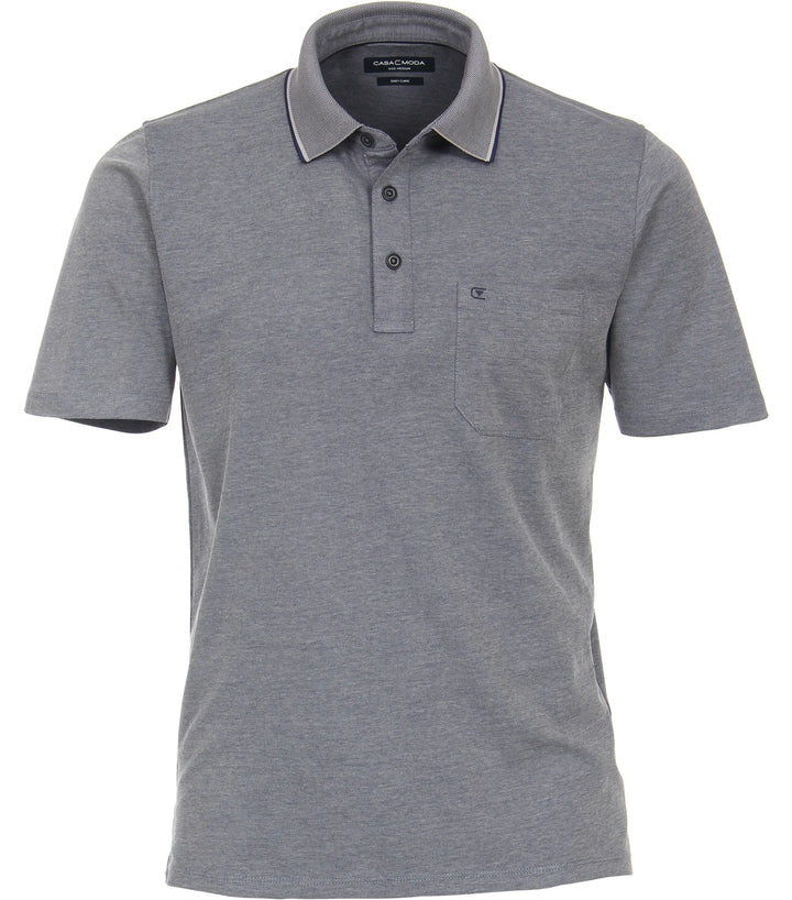Casa Moda Cotton Polo Sky Captain