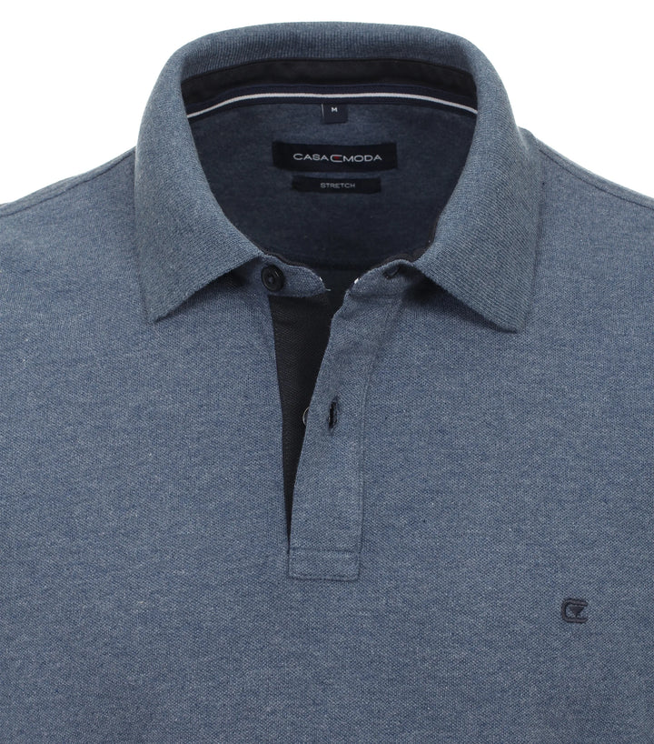 Casa Moda Cotton Polo Dark Denim