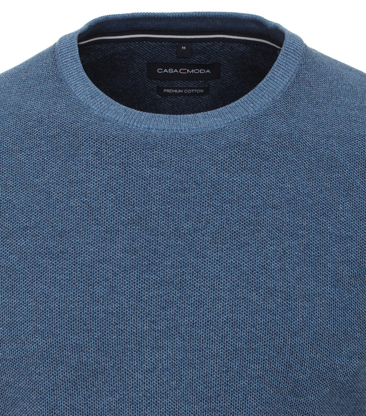 Casa Moda Crew Neck Sweater Blue