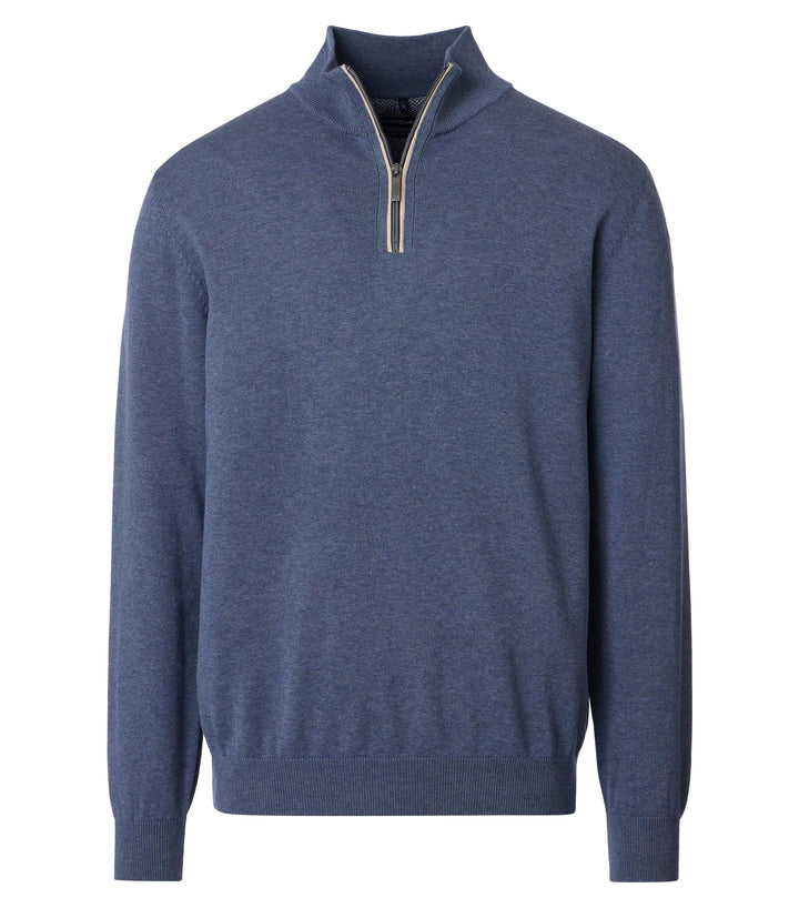 Casa Moda 1/2 Zip Blue