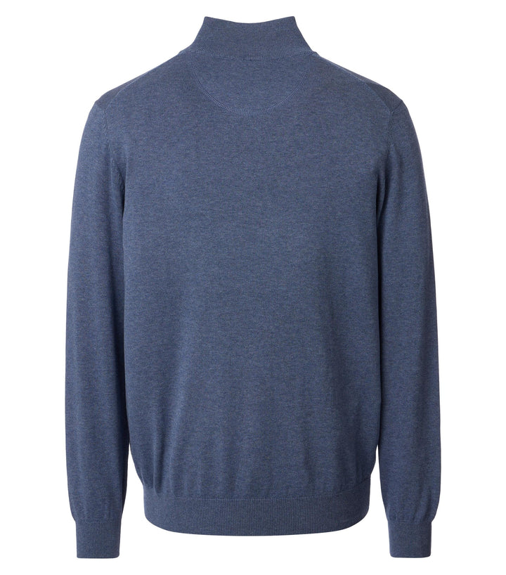Casa Moda 1/2 Zip Blue