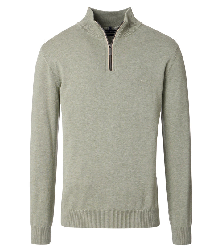 Casa Moda 1/2 Zip Green