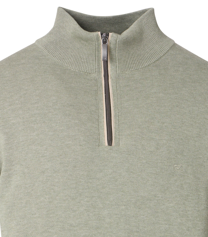 Casa Moda 1/2 Zip Green