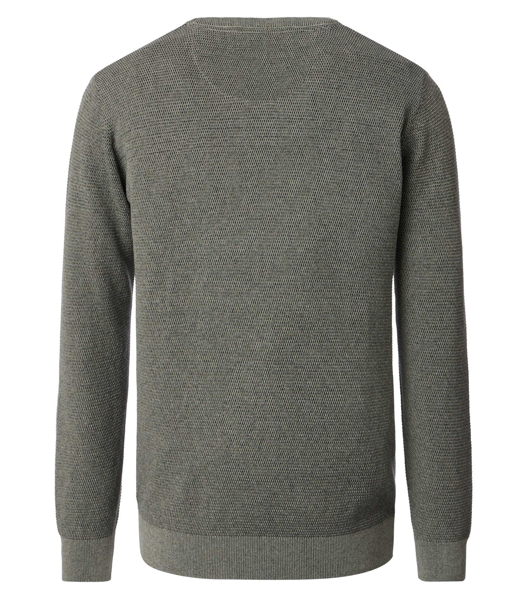 Casa Moda Cotton Crew Neck Green