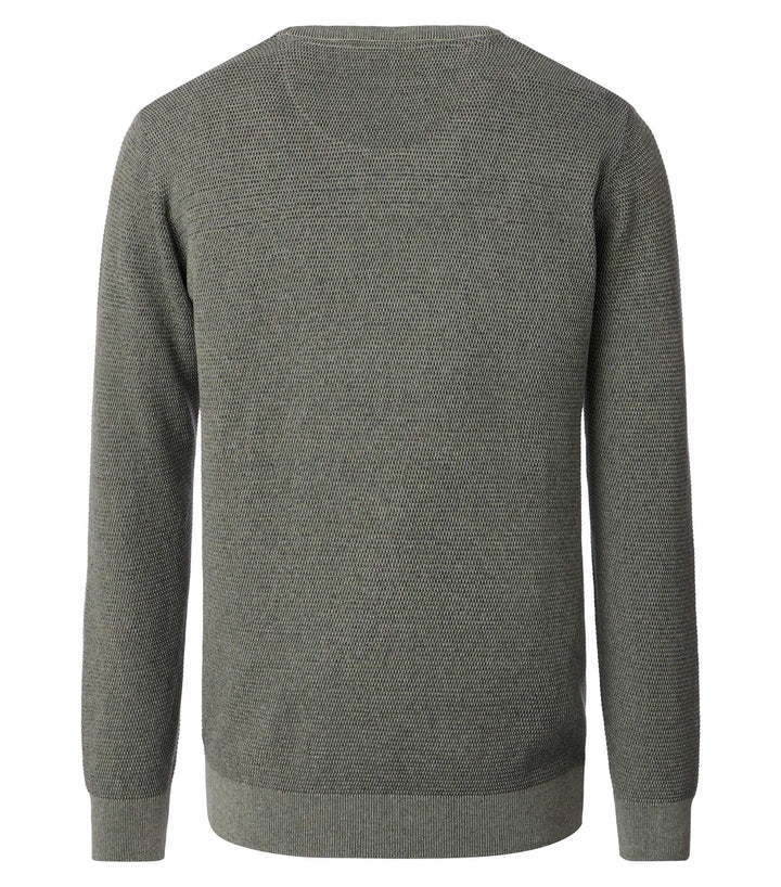 Casa Moda Cotton Crew Neck Green