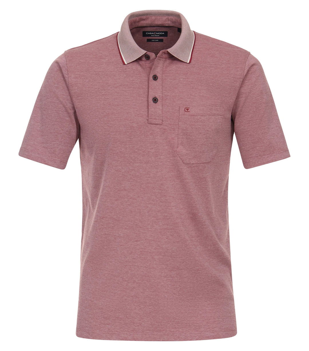 Casa Moda Cotton Polo Rhubarb