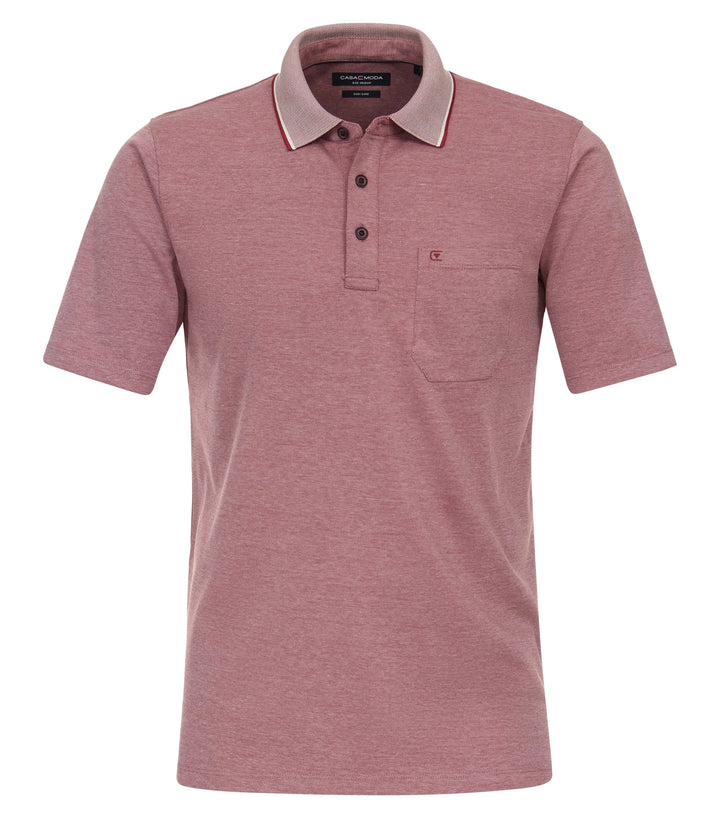 Casa Moda Cotton Polo Rhubarb