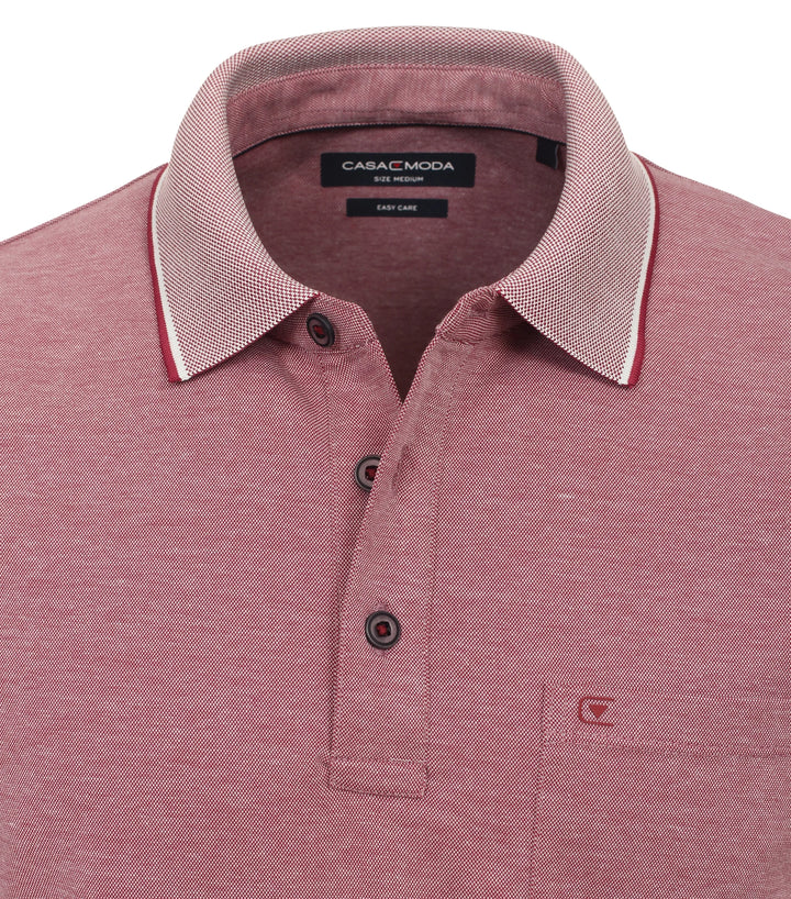 Casa Moda Cotton Polo Rhubarb
