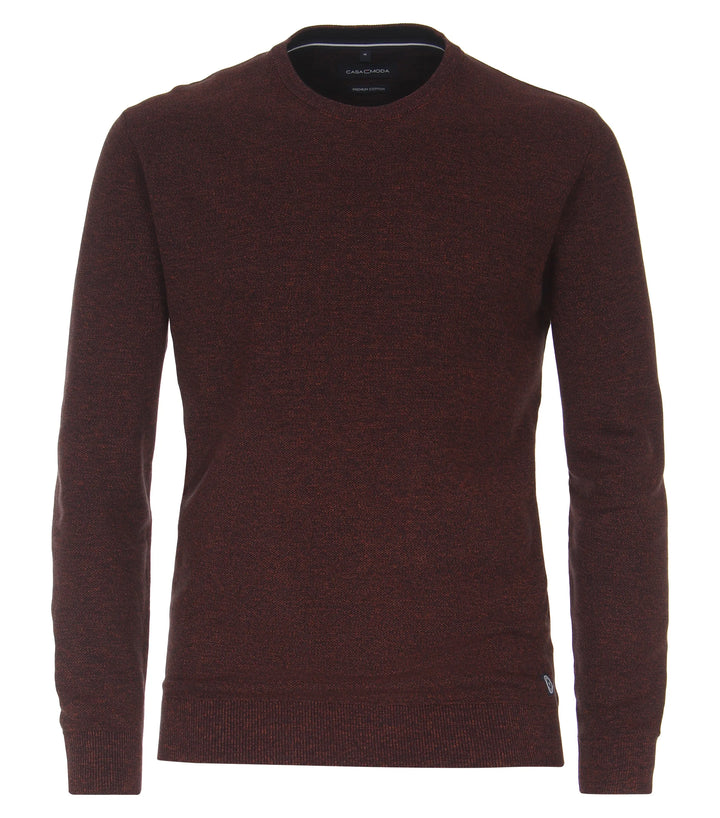 Casa Moda Crew Neck Sweater Rooibos Tea