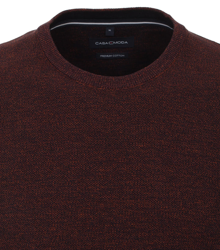 Casa Moda Crew Neck Sweater Rooibos Tea