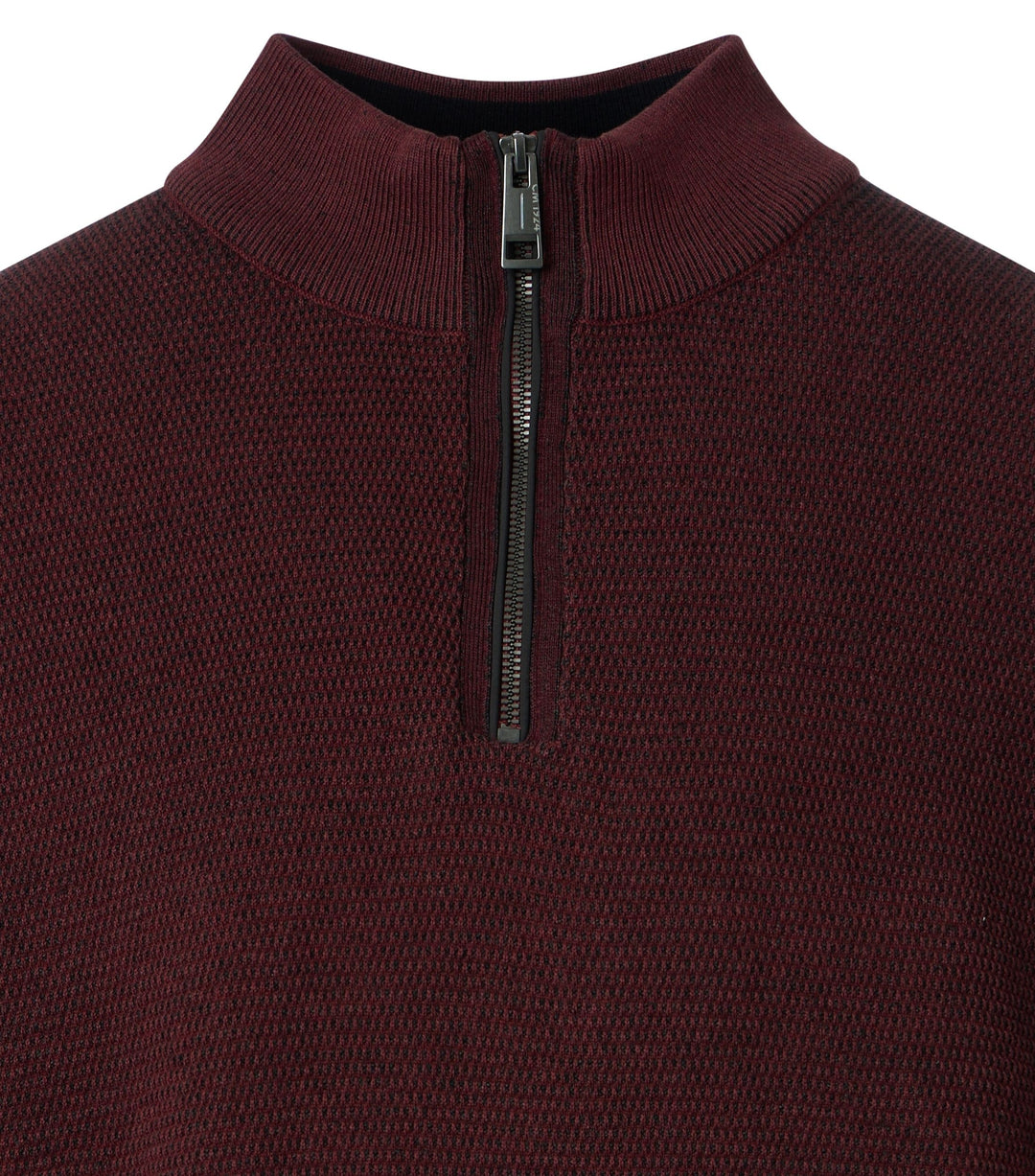 Casa Moda Cotton 1/2 Zip Chocolate Truffel