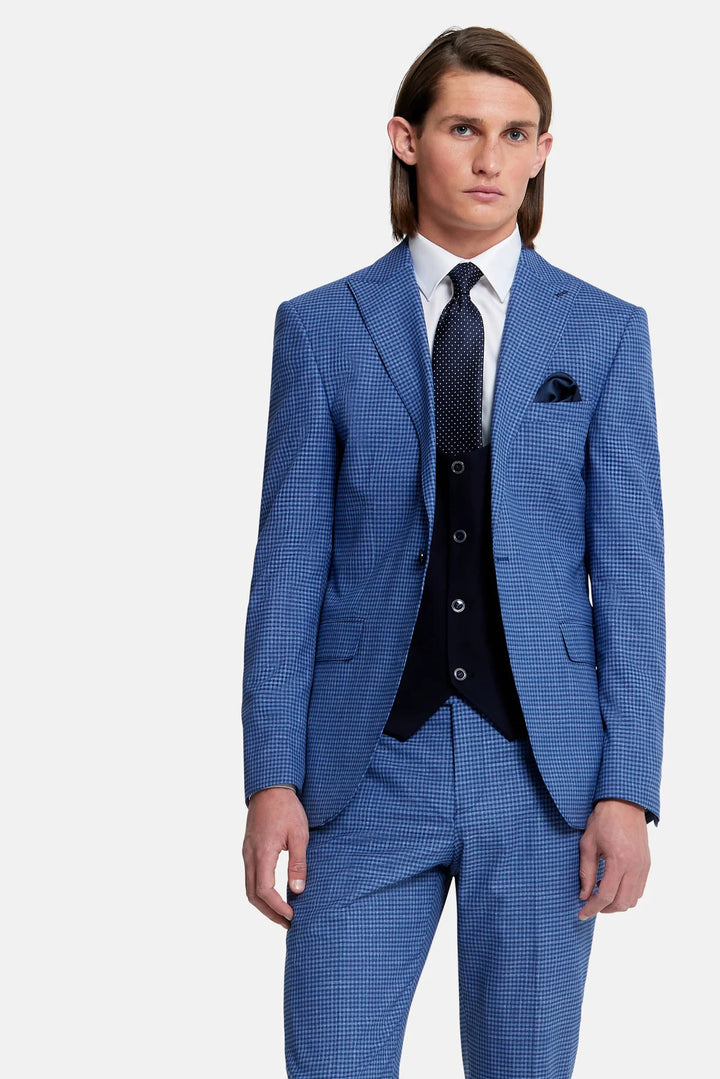 Benetti Travis Cairo 3 Piece Suit Blue
