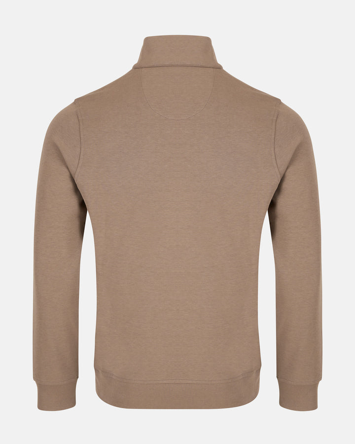 André Canada 1/4 Zip Sweatshirt Tan