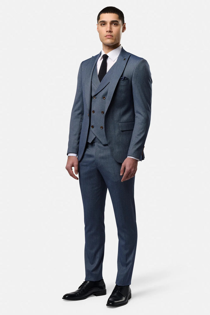 Benetti Travis Cian 3 Piece Suit Blue