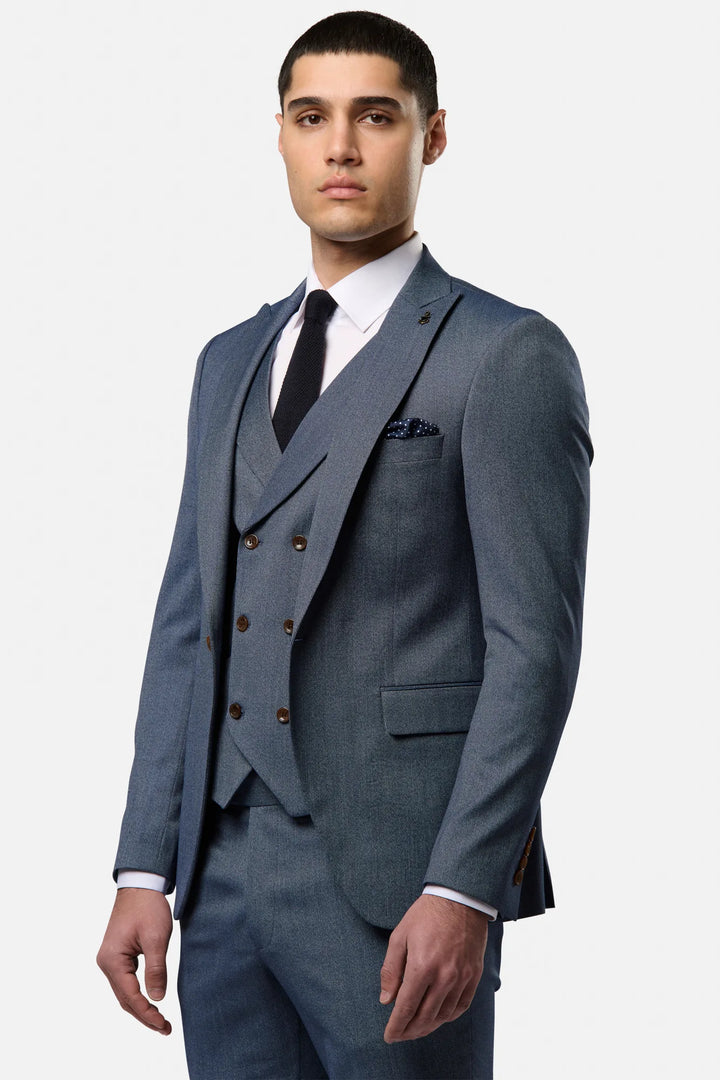 Benetti Travis Cian 3 Piece Suit Blue