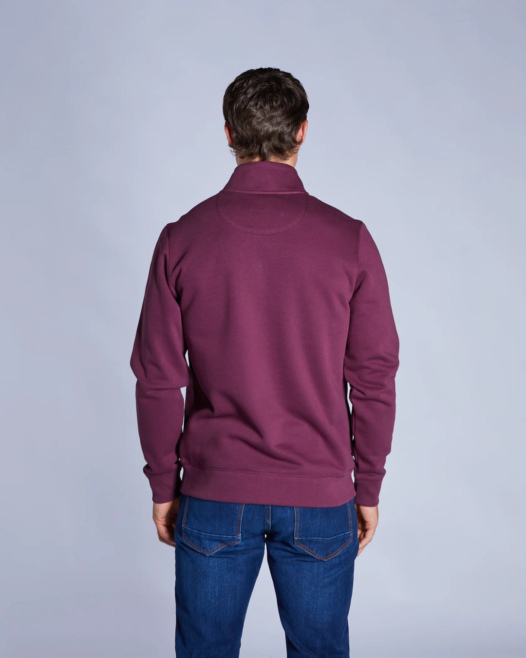 Diesel Dax Half Zip Sweatshirt Fig