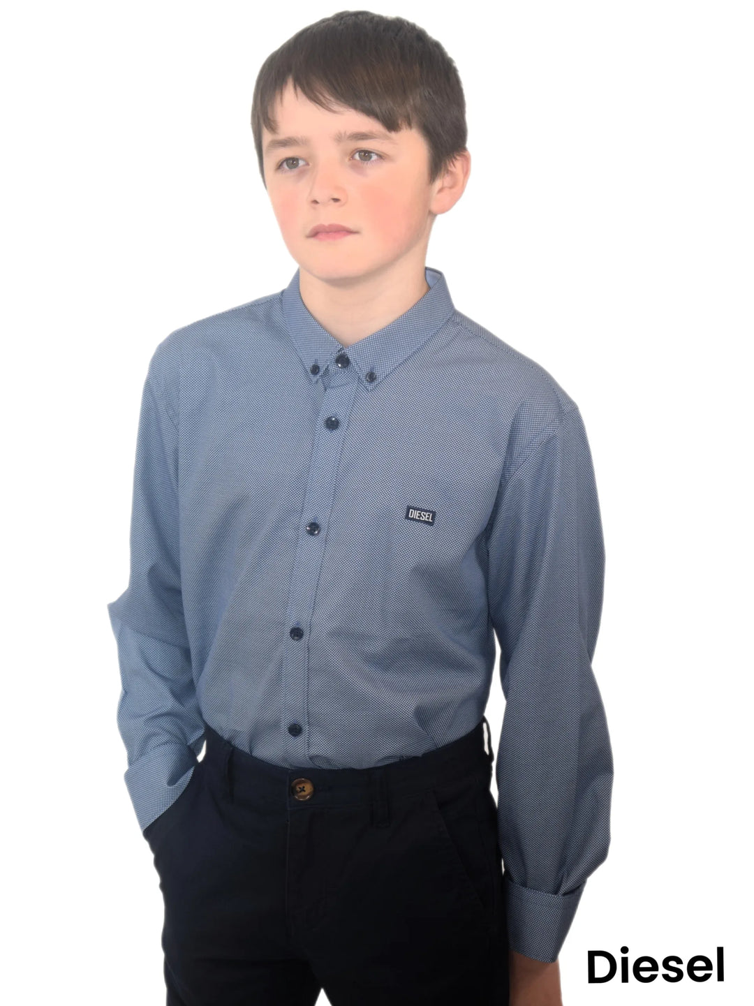 Diesel Boys Josh Shirt Blue