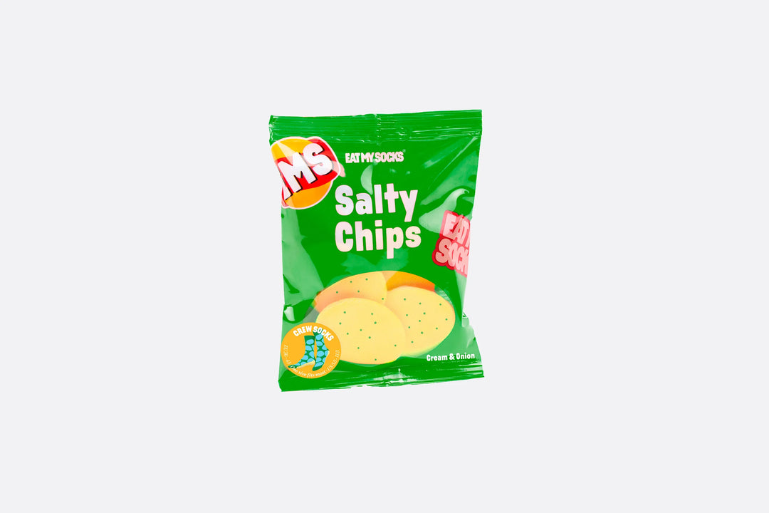 Eat My Socks Salty Chips Green