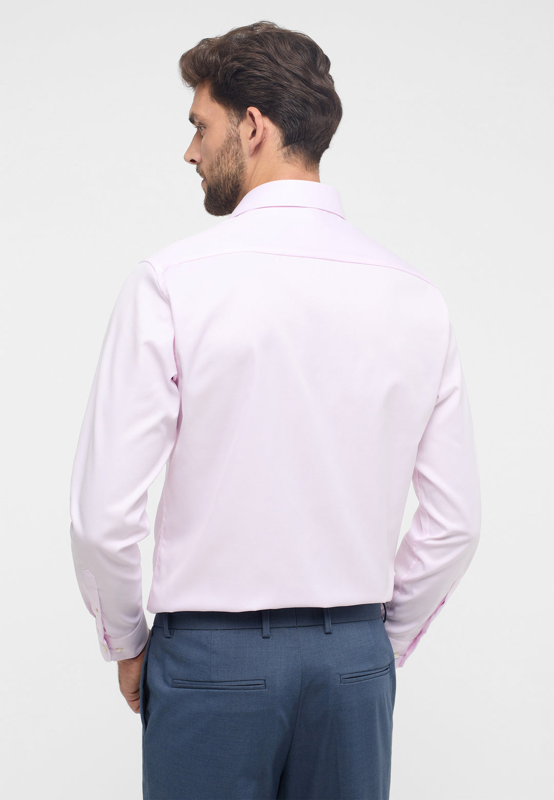 Eterna Plain Opaque Cover Shirt Pink