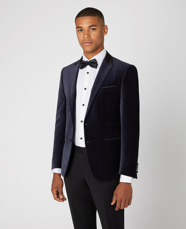Remus Uomo Monti Velvet Jacket Navy