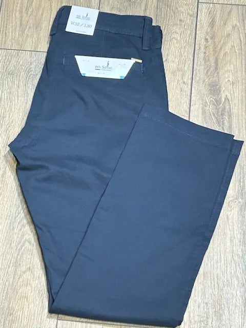 6th Sense Kansas Printed Chino Navy