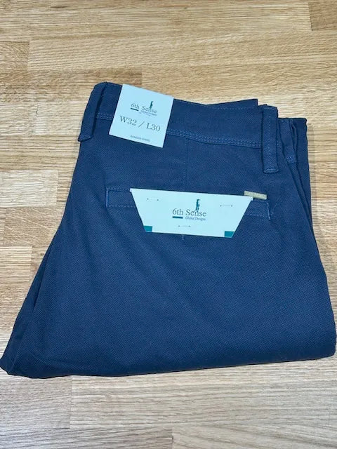 6th Sense Kansas Printed Chino Navy