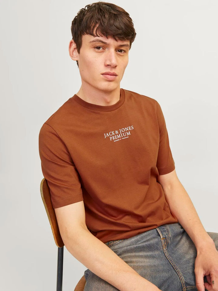 Jack & Jones Archie Tee Mocha Bisque