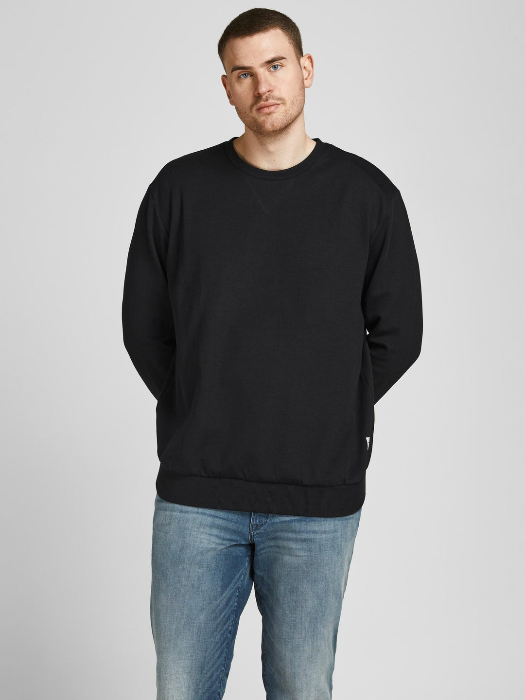 Jack & Jones Basic Sweat Black 3XL-5XL