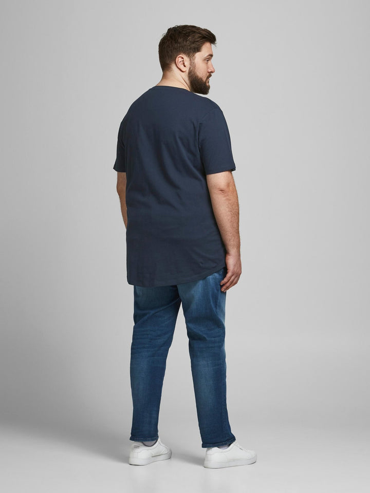 Jack & Jones Enoa Navy Tee  3XL-5XL