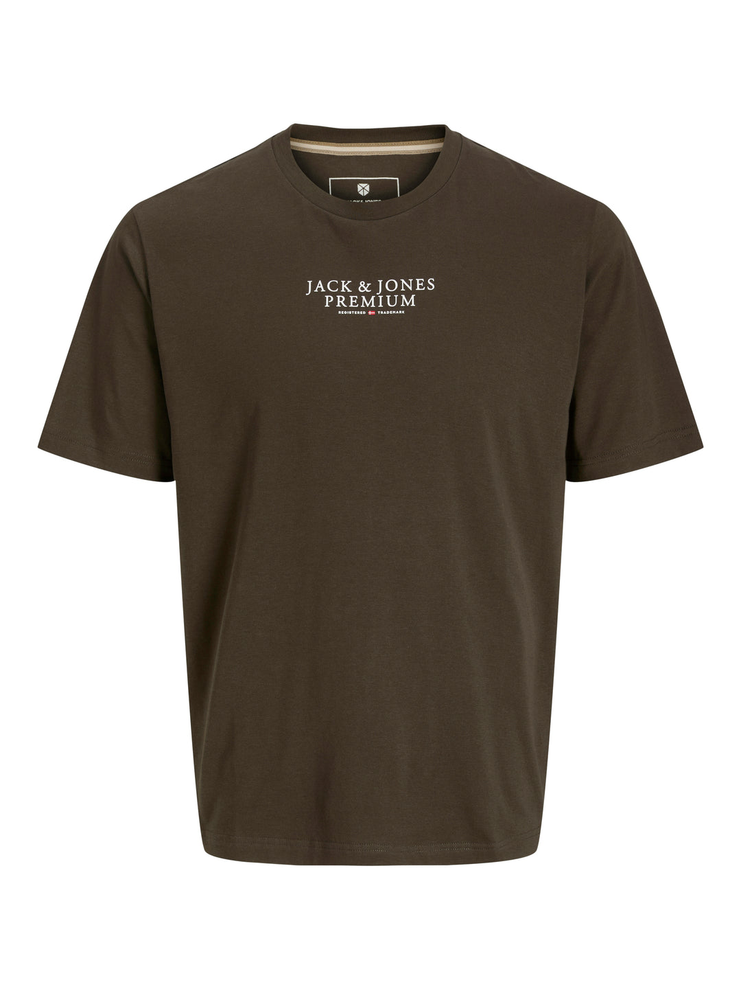 Jack & Jones Logo Tee Black Olive