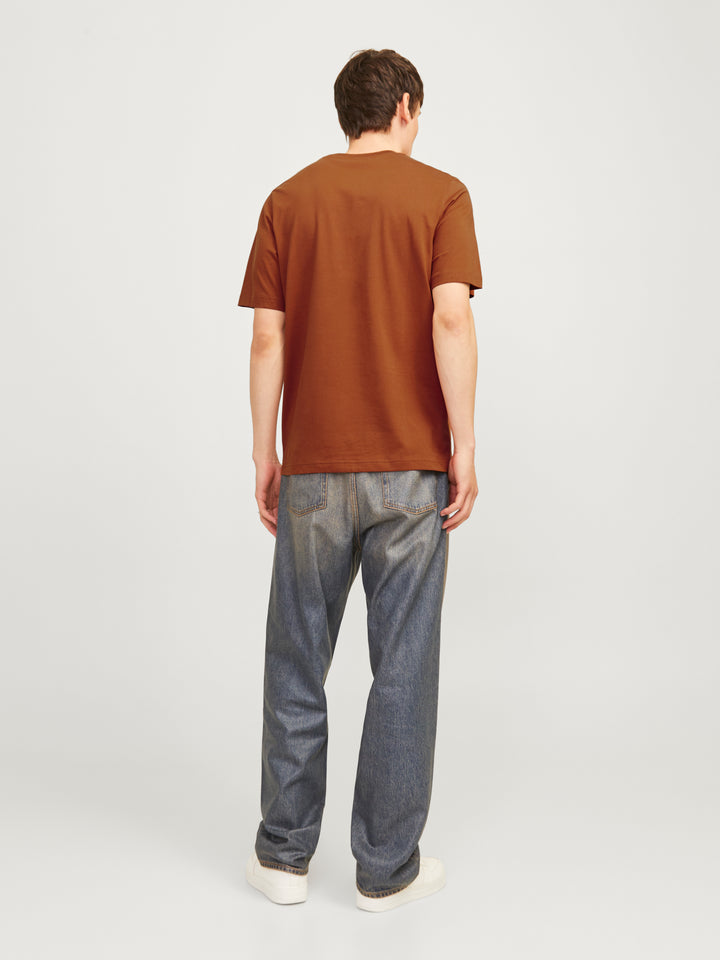 Jack & Jones Logo Tee Mocha Bisque